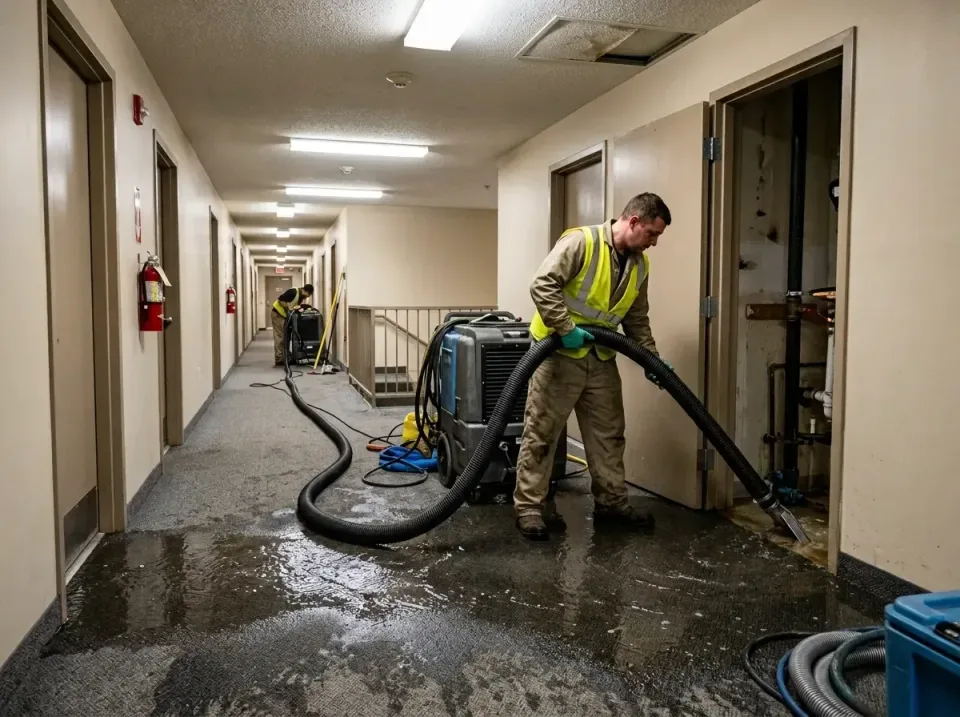 multi-unit-apartment-hallway-f-005 — frequently asked questions, Emergency Burst Pipe Water Extraction & Removal in Foley, AL